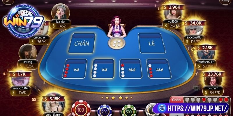 Có tám khả năng xảy ra trong trò chơi